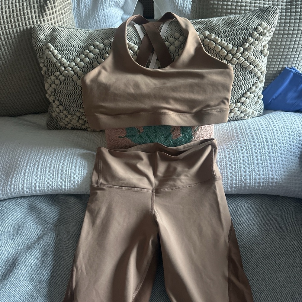 Old Navy Tan Activewear Set